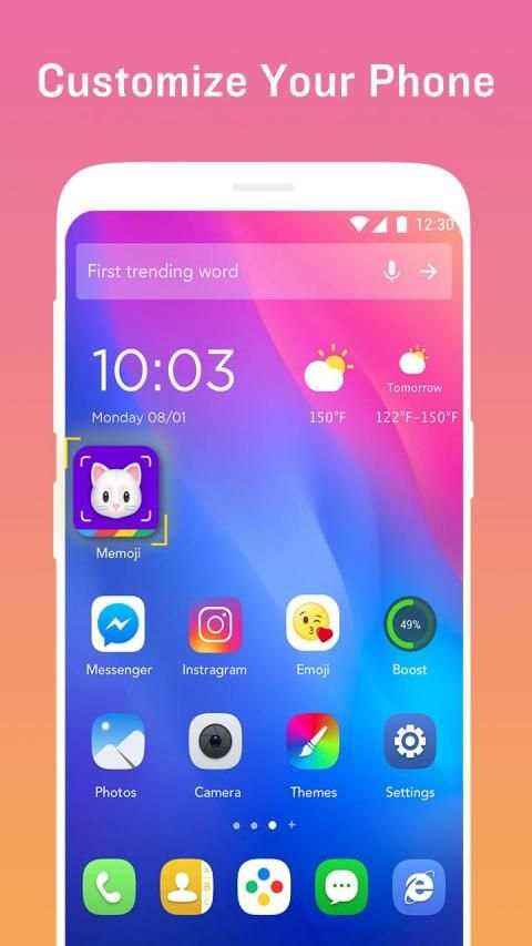 Hello Launcher - Live Emojis & Themes screenshot 7