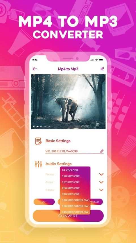 Mp4 to mp3-Video to mp3-Mp3 video converter screenshot 2