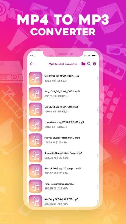 Mp4 to mp3-Video to mp3-Mp3 video converter screenshot 1