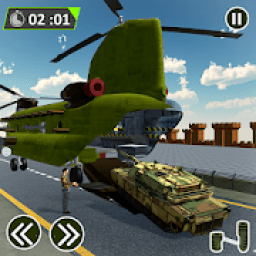 Army Plane Car Transporter Simulator icon