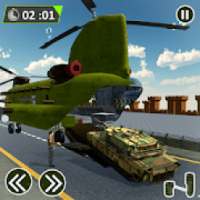 Army Plane Car Transporter Simulator