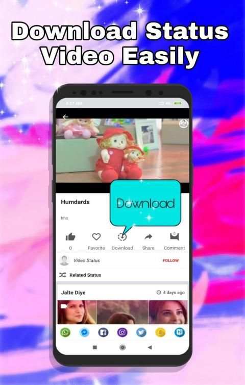 Piso App - Download WhatsApp Status And Earn Money screenshot 1