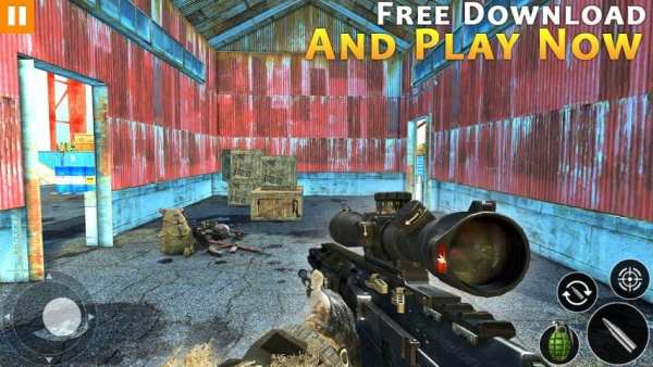 Free FPS Fire Commando 2019 screenshot 17