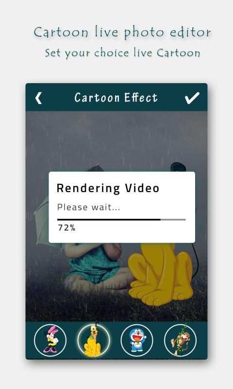 Live Cartoon Photo Editor : Cinamagraph Animation screenshot 1