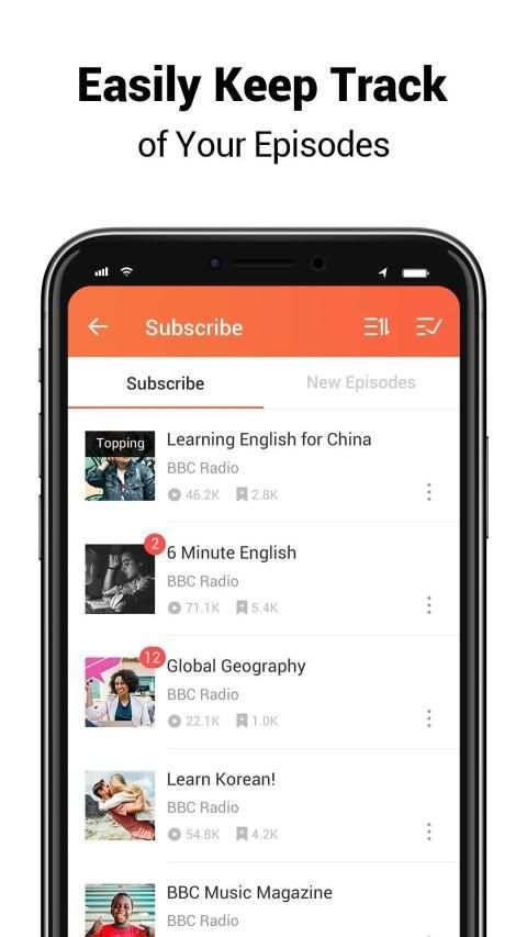 Free Podcast Download Player - Audio Books & Music screenshot 1