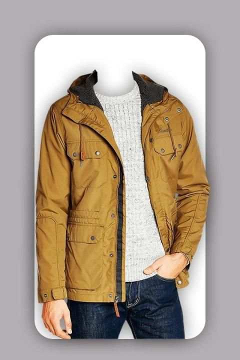 Winter Jacket Men Suit Photo Editor screenshot 1