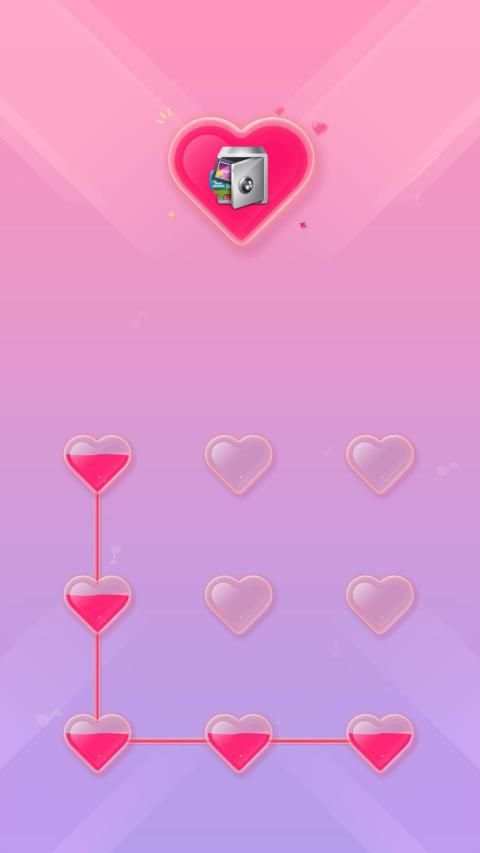 AppLock Live Theme Love screenshot 3