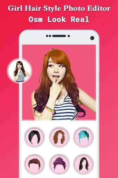 Girl Hair Photo Editor screenshot 5