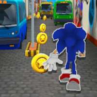 Subway Hedgehog Adventure: Dash Runner jump Game