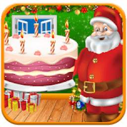 Christmas Sweet Cake Maker-Santa Cake Making Games