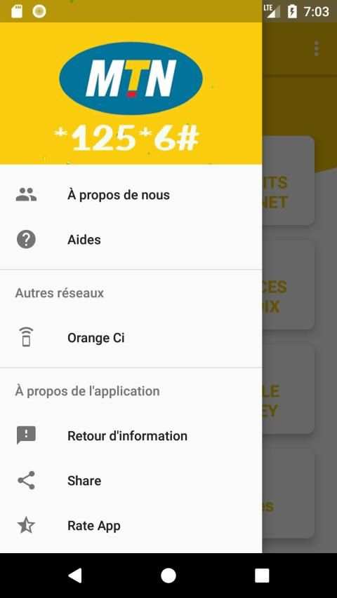 MTN Cote-d'Ivoire - USSD Codes 6 تصوير الشاشة