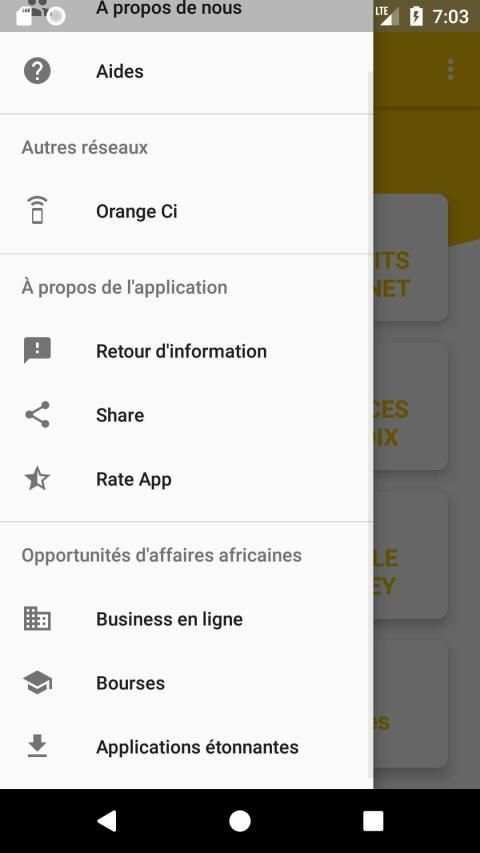 MTN Cote-d'Ivoire - USSD Codes 5 تصوير الشاشة