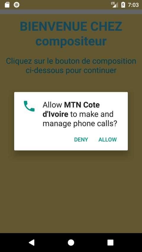 MTN Cote-d'Ivoire - USSD Codes 1 تصوير الشاشة