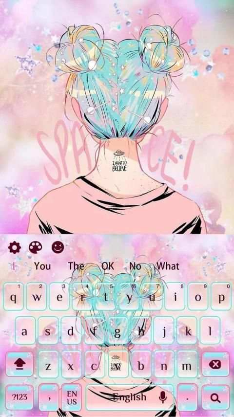 Pretty Girl keyboard screenshot 1