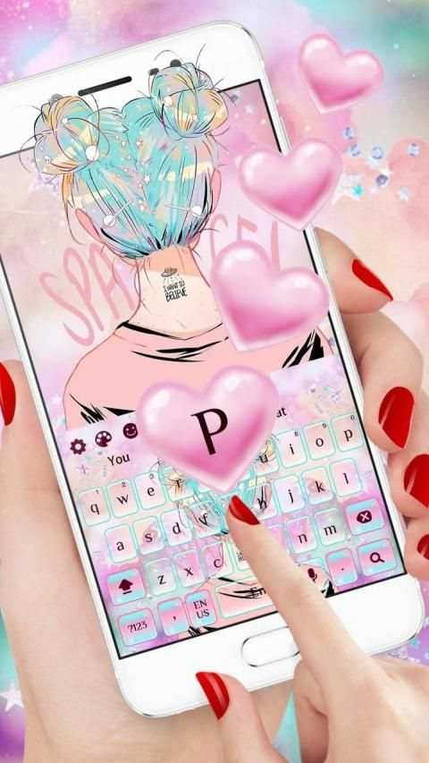 Pretty Girl keyboard screenshot 3