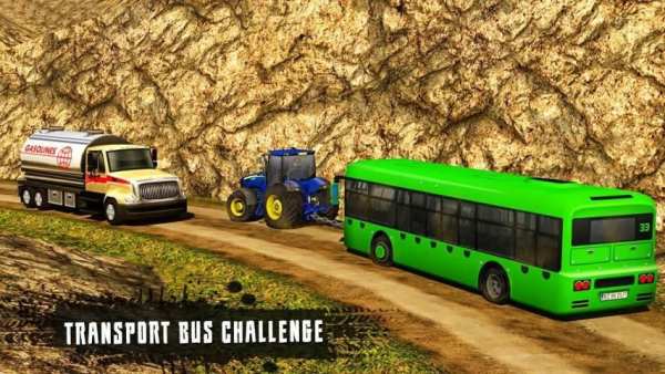Chained Tractor Towing Bus screenshot 5