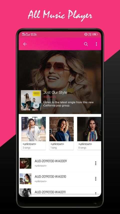 All Music Player स्क्रीनशॉट 2