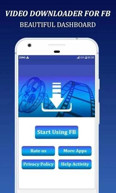 VideoDownloader For Facebook:HD Video Downloader screenshot 1