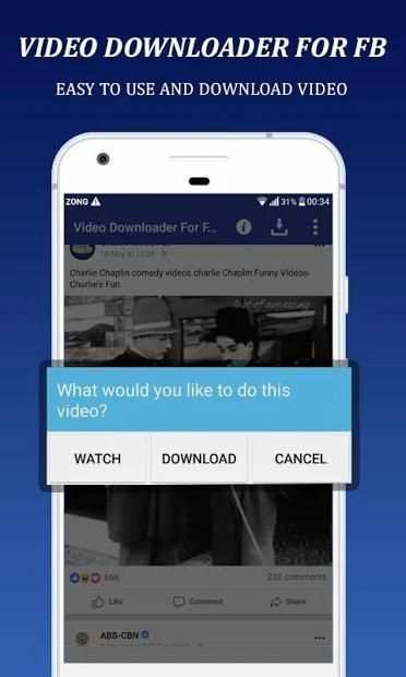 VideoDownloader For Facebook:HD Video Downloader screenshot 2
