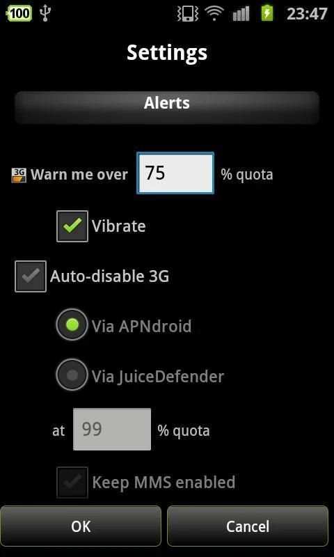 3G Watchdog - Data Usage स्क्रीनशॉट 1