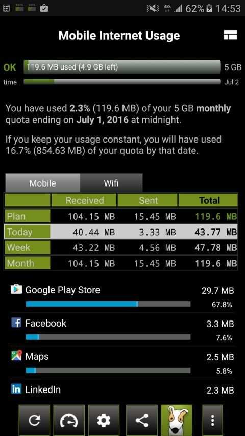 3G Watchdog - Data Usage स्क्रीनशॉट 8