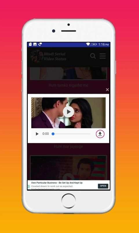 TV Serial Video Status 2018 screenshot 2