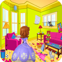 ikon Princess Sofia Cleaning House Game