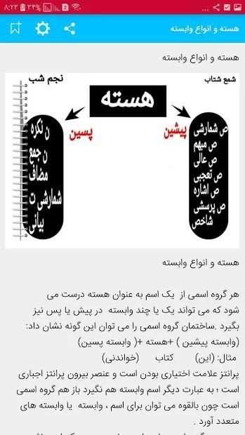 فارسی نهم + نمونه سوالات پایه نهم
‎ скриншот 2