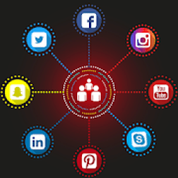 All social media Connection आइकन