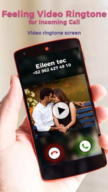 Feeling Video Ringtone for Incoming Call screenshot 1