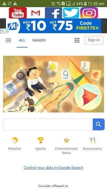 Smart Mobile Browser For Android screenshot 4