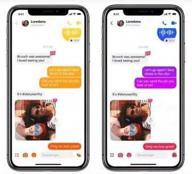 Messenger New Look screenshot 1