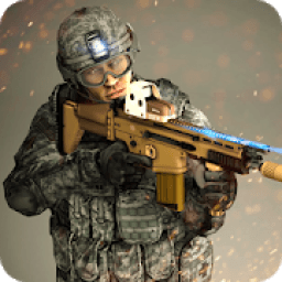 Counter terrorist Gun shooting strike war icon
