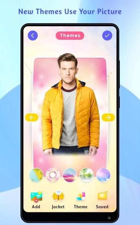 Jacket Men Photo Suit screenshot 2