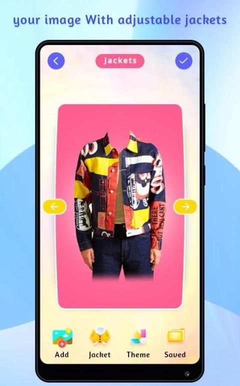Jacket Men Photo Suit screenshot 4