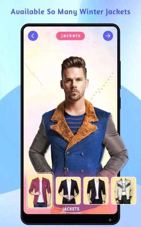 Jacket Men Photo Suit screenshot 5