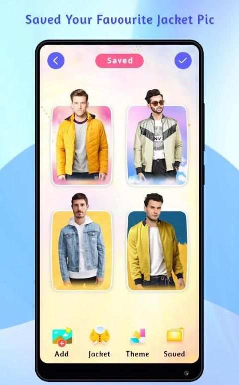 Jacket Men Photo Suit screenshot 1
