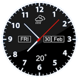 ikon Bedside Night Clock - Analog &amp; Digital Clock