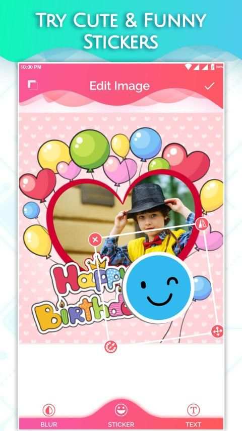 Birthday Photo Frame Editor Pro स्क्रीनशॉट 5