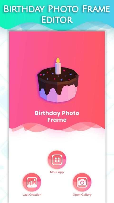 Birthday Photo Frame Editor Pro स्क्रीनशॉट 1