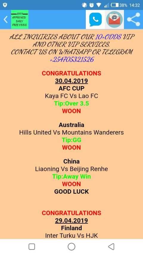 100% APPROVED DAILY FREE ODDS स्क्रीनशॉट 3