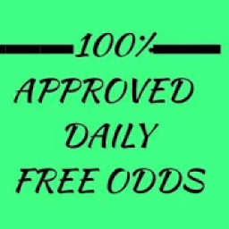 100% APPROVED DAILY FREE ODDS आइकन