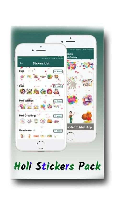 Holi Sticker Newwhatsapp screenshot 1