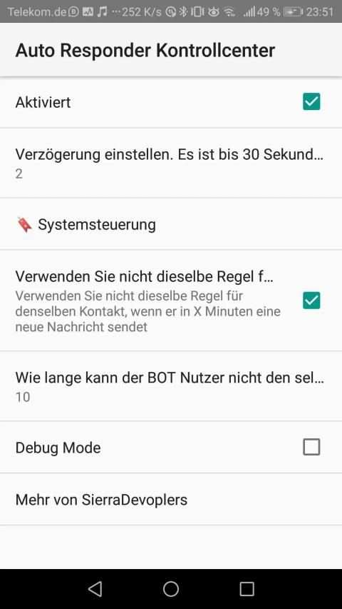 Auto Responder ✌ - BOT erstellen für WA free screenshot 3