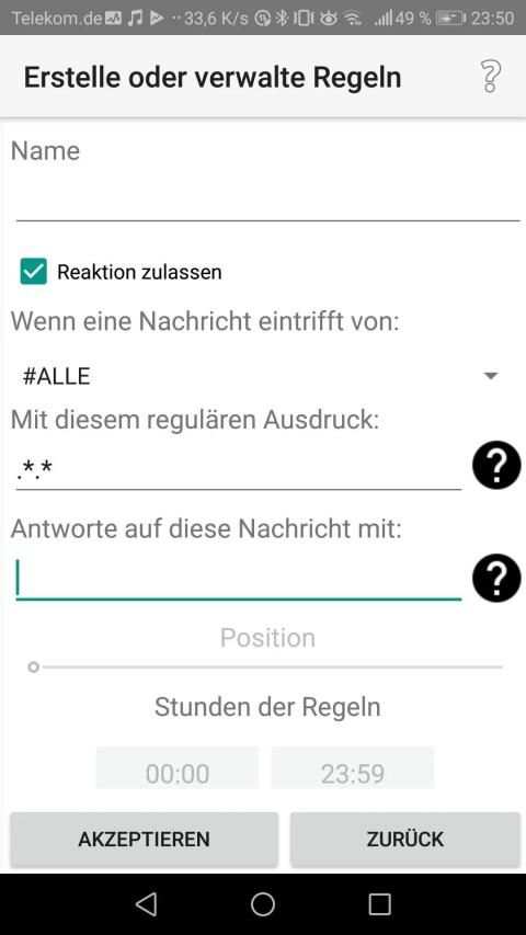 Auto Responder ✌ - BOT erstellen für WA free screenshot 1