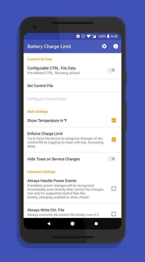 Battery Charge Limit [ROOT] screenshot 2