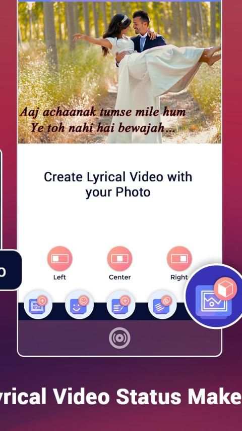 My Photo Anniversary Lyrical Video Status Maker स्क्रीनशॉट 2