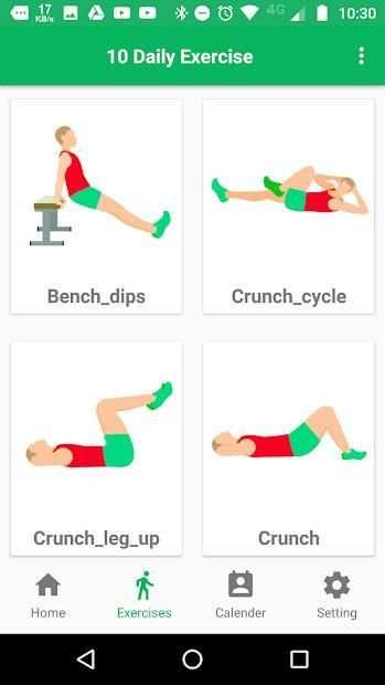 10 Daily Exercise स्क्रीनशॉट 1