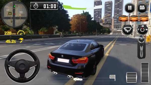 City Driving Bmw Simulator स्क्रीनशॉट 3