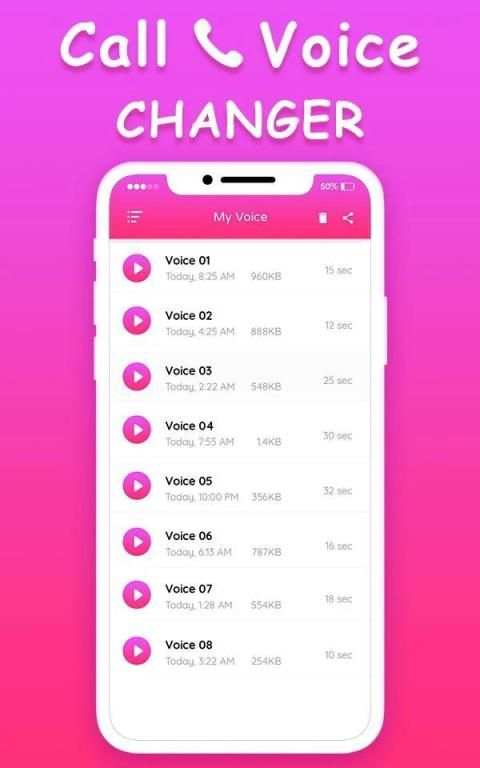 Call Voice Changer - Best Voice Changer скриншот 2